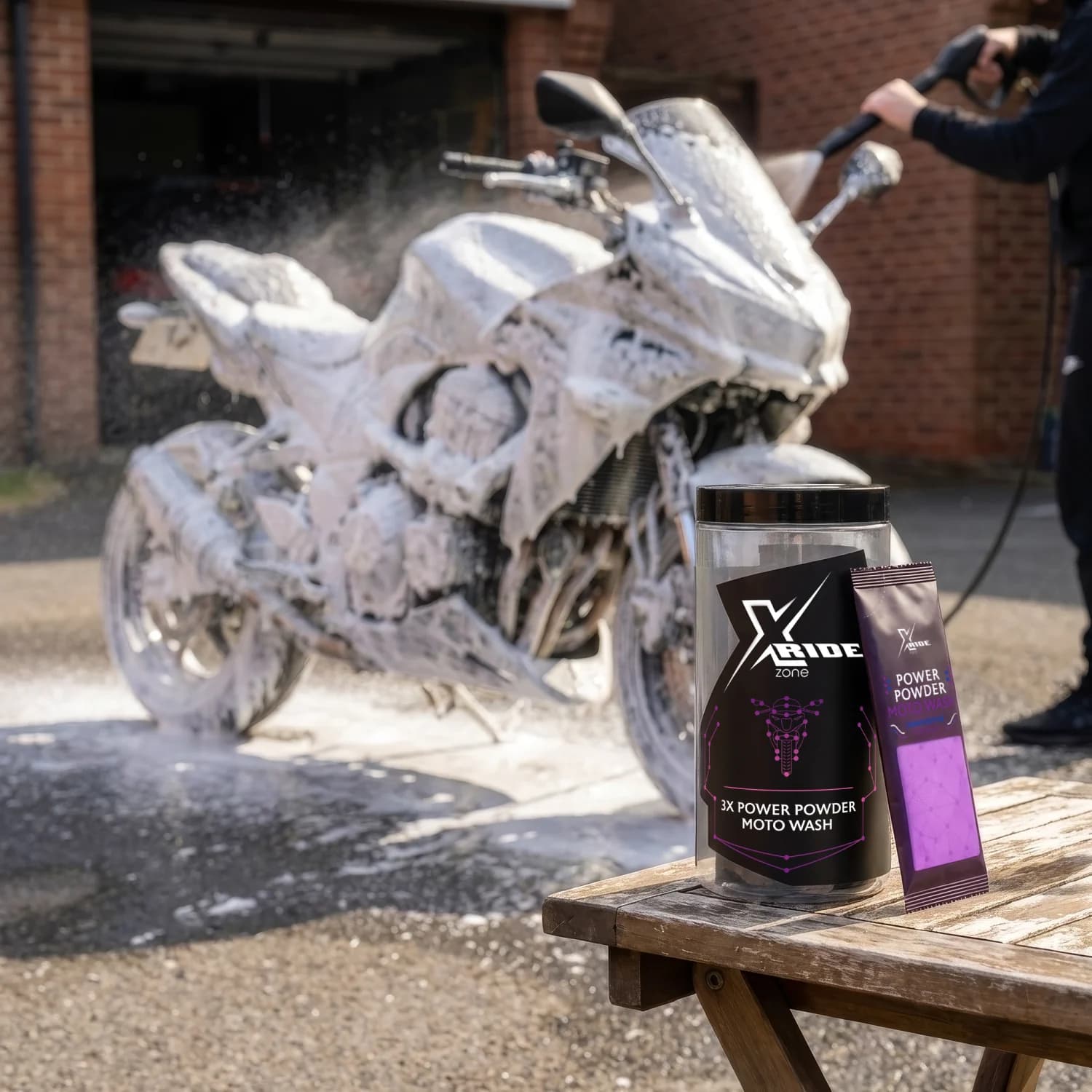 Saszetki Power Powder Moto Wash - porównanie wydajności