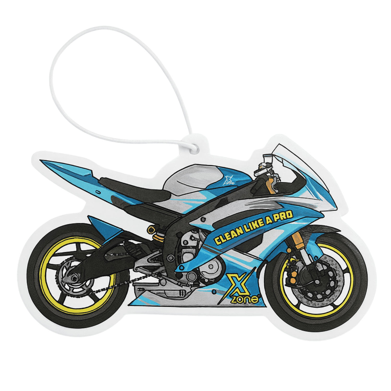 Zapach do samochodu w kształcie motocykla